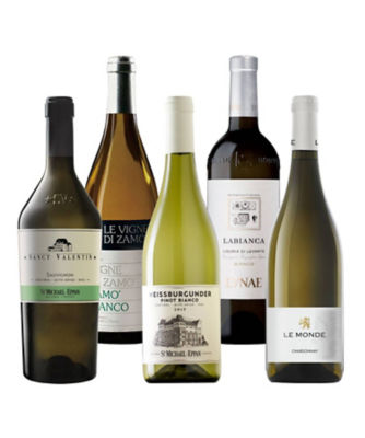 ５２．アルトアディジェ、フリウリ、リグーリア　白ワインの銘醸地３州　高評価生産者の白ワイン５本セット