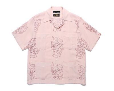 極美品 WACKOMARIA × ぶち込め 56 TATTOO STUDIO アロハシャツ