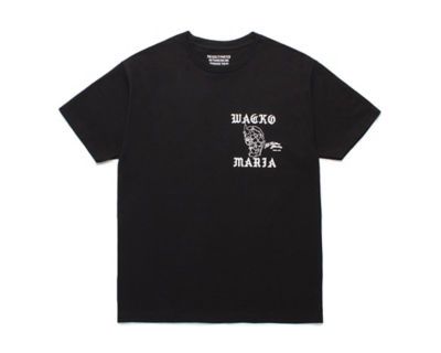 ＜WACKO MARIA (Men)＞Ｔシャツ　５６　ＴＡＴＴＯＯ　ＳＴＵＤＩＯ　／　ＣＲＥＷ　ＮＥＣＫ　Ｔ－ＳＨＩＲＴ　５６ＴＳ－ＷＭ－ＴＥＥ０１