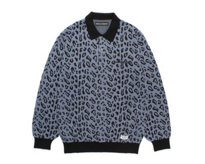 ポロシャツ ＬＥＯＰＡＲＤ ＫＮＩＴ ＰＯＬＯ ＳＨＩＲＴ ２４ＦＷ－ＷＭＫ－ＫＮ１３ | WACKO MARIA (Men)/ワコマリア |  三越伊勢丹オンラインストア・通販【公式】