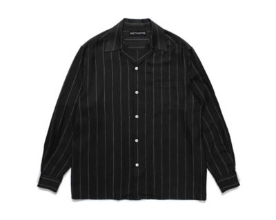 シャツ ＳＴＲＩＰＥＤ ＯＰＥＮ ＣＯＬＬＡＲ ＳＨＩＲＴＬ／Ｓ ２４ＦＷ－ＷＭＳ－ＯＣ０６ | WACKO MARIA (Men)/ワコマリア |  三越伊勢丹オンラインストア・通販【公式】