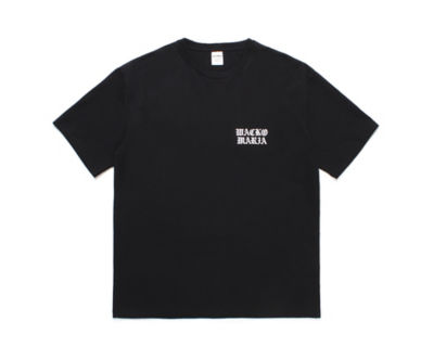 ＜WACKO MARIA (Men)＞Ｔシャツ　ＷＡＳＨＥＤ　ＨＥＡＶＹ　ＷＥＩＧＨＴ　ＣＲＥＷ　ＮＥＣＫ　Ｔ－ＳＨＩＲＴ　２４ＦＷ－ＷＭＴ－ＷＴ０２