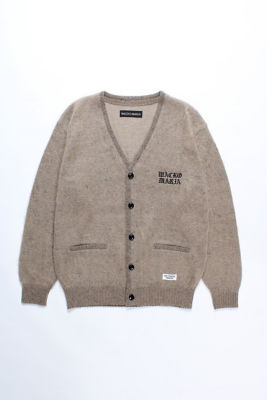 トップス WACKO MARIA KNIT CARDIGAN Wool 100% WAFFLE KNIT CARDIGAN【BLUE】｜WACKO MARIA｜MELTING POT（正規