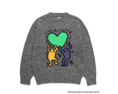 ＜WACKO MARIA (Men)＞ニット　ＫＥＩＴＨ　ＨＡＲＩＮＧ　／　ＪＡＣＱＵＡＲＤ　ＫＮＩＴ　ＳＷＥＡＴＥＲ　ＫＨ－ＷＭ－ＫＮ０３