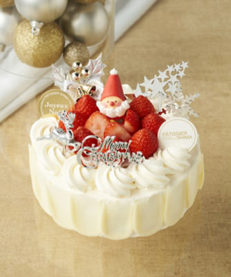 ＜パティシエ・シマ＞【店頭受取／日本橋】［ＮＢ＿Ｎ０７］ジャージー・ショートケーキノエル　　１２月２０日（土）、２１日（日）午前１１時～午後７時お受け取り