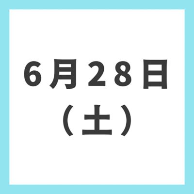 ６月２８日（土）