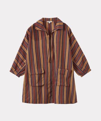 ＜CARAMEL (Baby&Kids)＞ＴＯＭＡＴＯ　ＤＲＥＳＳ／ＢＲＯＷＮ　ＭＵＬＴＩ　ＳＴＲＩＰＥＳ
