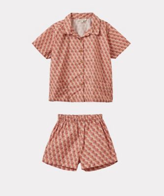 ＜CARAMEL (Baby&Kids)＞ＢＡＭＢＯＯ　ＣＨＩＬＤ　ＳＥＴ／　ＭＡＵＶＥ　ＧＥＯ　ＰＲＩＮＴ