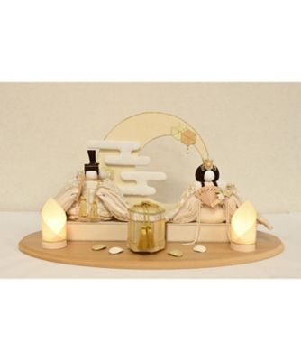 ＜夢み屋＞【送料無料】金襴亀甲花紋　雛飾り　