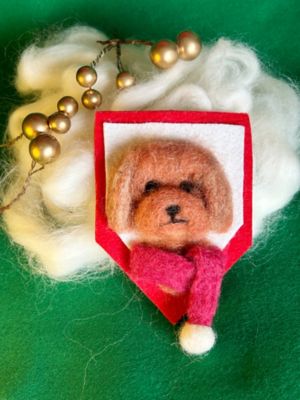 1日・短期講座】［79］羊毛フェルトでお絵描き刺繍