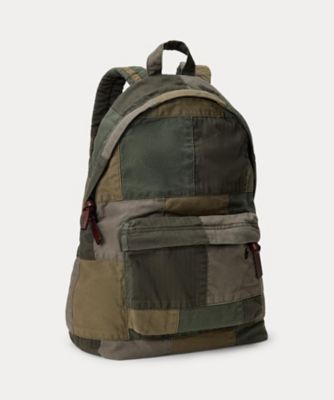 パッチワーク キャンバス バックパック