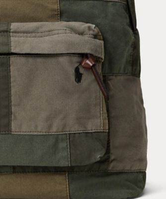 パッチワーク キャンバス バックパック