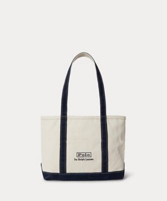 ＜POLO RALPH LAUREN (Men)＞ロゴ　キャンパス　スモール　トート　ＭＡＰＯＢＧＳ０Ｇ６２０２５１