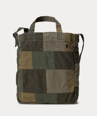 ＜POLO RALPH LAUREN (Men)＞パッチワーク　キャンバス　ショッパー　トート　ＭＡＰＯＢＧＳ０Ｇ６２０２５９