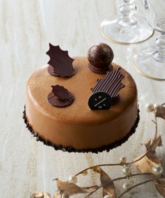 ＜PIERRE MARCOLINI＞【店頭受取／新宿】２４Ｐ１４ノエル　ドゥ　ピエール　２０２５－　ガトー　ムース　オ　キャラメル１２月２４日（水）１０：３０～１９：３０受取