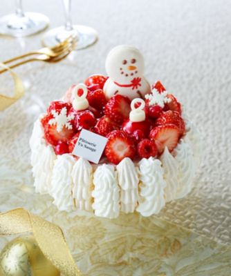 ＜Patisserie Yu Sasage＞【店頭受取／新宿】２５Ｐ０３　ショートケーキ　ノエル　１２月２５日（木）午前１０時３０分～午後７時３０分お受け取り