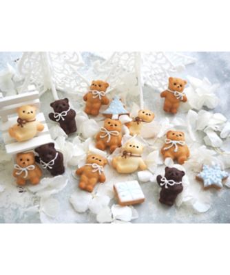 ＜十勝菓子工房　菓音＞Ｃ１０　クリスマスのハートフルベア　クッキー・プチギフト３箱セット