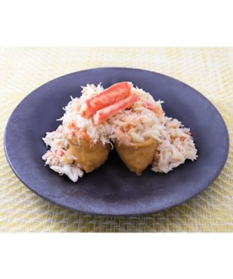 ＜吟まめだ＞【店頭受取／銀座】［吟０１］豪快盛　カニいなり　２個　１２月２４日（水）、２５日（木）午前１１時～午後７時お受け取り