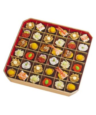 ＜神田明神下 みやび＞【店頭受取／銀座】［雅０１］ミニ花つづり盛合せ　１２月２４日（水）、２５日（木）午前１１時～午後７時お受け取り