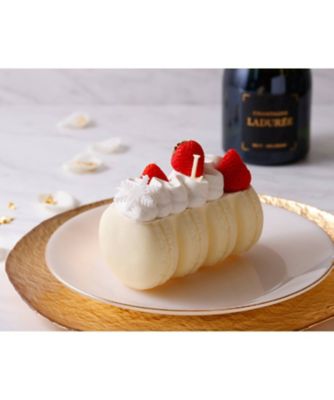 ＜LADUREE＞【店頭受取／銀座】［ＮＢ＿Ｇ０１］ビュッシュ・ネージュ・ブランシュ　１２月２４日（水）・２５日（木）各日午前１１時～午後７時お受け取り