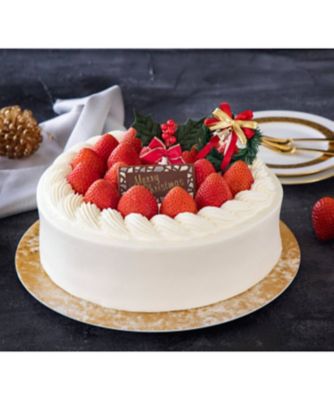 ＜日本橋 千疋屋総本店＞【店頭受取／銀座】［ＮＧ２７］クリスマスクイーンストロベリーショートケーキ丸スペシャル１２月２４日（水）２５日（木）各日午前１１時～午後７時
