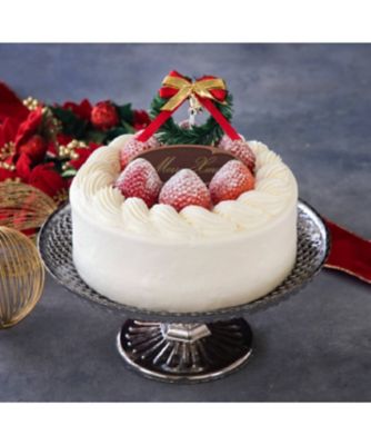 ＜日本橋 千疋屋総本店＞【店頭受取／銀座】［ＮＧ２８］クリスマスストロベリーショートケーキ丸５号　１２月２４日（水）・２５日（木）各日午前１１時～午後７時