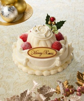 ＜東京會舘＞【店頭受取／日本橋】［ＮＢ＿Ｎ３０］苺のクリスマスマロンシャンテリー　１２月２４日（水）、２５日（木）午前１１時～午後７時お受け取り