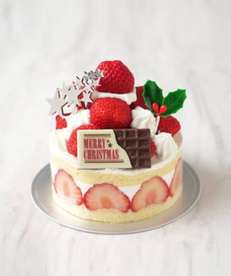 ＜SUN FRUITS＞【店頭受取／日本橋】［ＮＢ＿Ｎ３２］ごろごろいちごのクリスマスショート　１２月２４日（水）、２５日（木）午前１１時～午後７時お受け取り