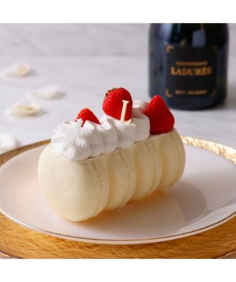 ＜LADUREE＞【店頭受取／日本橋】［ＮＢ＿Ｎ４０］ビュッシュ・ネージュ・ブランシュ　１２月２４日（水）、２５日（木）午前１１時～午後７時お受け取り