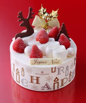 ＜HENRI CHARPENTIER＞【店頭受取／新宿】ＮＳ３７　ザ・ショートケーキ・ノエル（１５ｃｍ）１２月２４日（水）・２５日（木）各日午前１０時３０分～午後７時３０分お受取