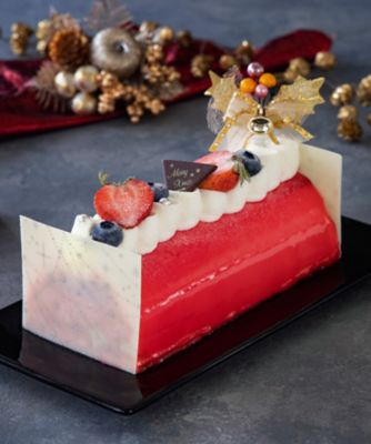＜日本橋 千疋屋総本店＞【店頭受取／新宿】ＮＳ４６ブッシュドノエル　ベリーフロマージュ　１２月２４日（水）・２５日（木）各日午前１０時３０分～午後７時３０分お受取