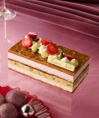 ＜Frederic Cassel＞【店頭受取／銀座】［Ｐ＿Ｇ１０］ミルフイユ・フレーズピスターシュ　１２月２４日（水）・２５日（木）各日午前１１時～午後７時お受け取り