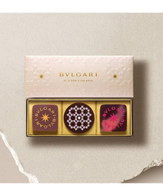 ＜BVLGARI IL CIOCCOLATO＞ＳＤＣ０４９６　コレツィオーネ・サン・ヴァレンティーノ２０２５　３個入り