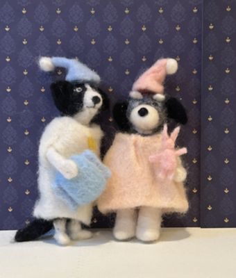 1日・短期講座】［63］羊毛フェルトで作る犬のミニぬいぐるみ 犬の