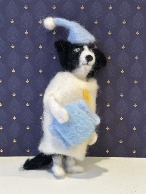 1日・短期講座】［63］羊毛フェルトで作る犬のミニぬいぐるみ 犬の