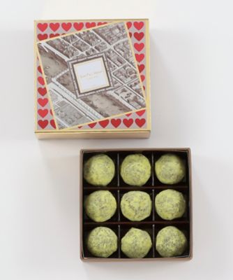 ＜JEAN-PAUL HEVIN＞ＶＴ１０１０　トリュフ　ポワール　アマンド　９個