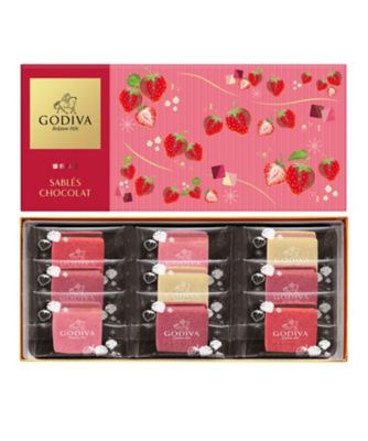 ＜GODIVA＞ＶＴ５１０７　サブレショコラ　ストロベリー　アソートメント　９個入