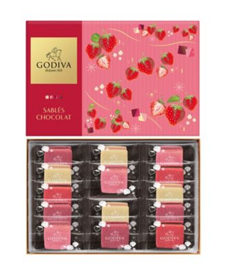 ＜GODIVA＞ＶＴ５１０８　サブレショコラ　ストロベリー　アソートメント　１４個入