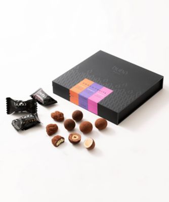 ぽんぽこ 黒【UVカット1/2フル・3セット】 G3101 チョコフルーツ アソートボックス（3種・18個入