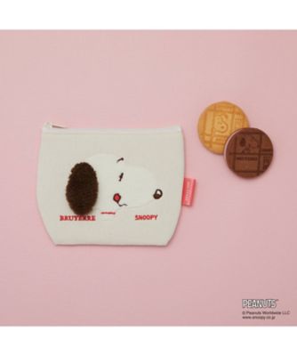 G3139 スヌーピー meets ブリュイエール もこもこ刺繍ポーチ