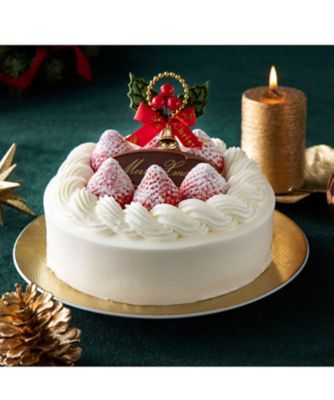 クリスマスケーキストロベリーchuナイトホールケーキ 日本橋／店頭受取】［N＿NA11］クリスマスストロベリーショート