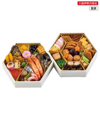 【おせち】吉野鮨本店＆日本橋弁松総本店 和二段重 調理済み食品【三越伊勢丹/公式】