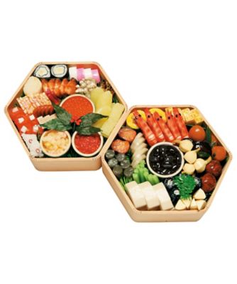 【おせち】本家 たん熊 亀甲型白木二段重 調理済み食品【三越伊勢丹/公式】