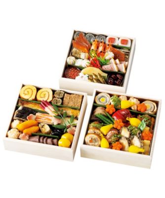 【おせち】魚三楼 新春お重詰三段 調理済み食品【三越伊勢丹/公式】