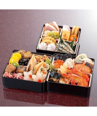 M30 東京 味の菊一 和風少人数おせち三段重｜ の通販 | 丸井