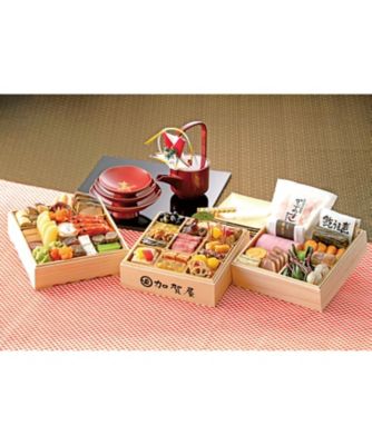 M96 和倉温泉 加賀屋送料込 和倉温泉 加賀屋おせち 和風三段重