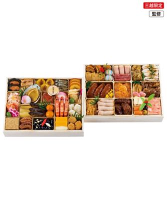 【おせち】三越×三四四会（みよしかい）和洋中二段重 調理済み食品【三越伊勢丹/公式】