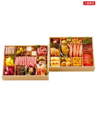 【おせち】日本橋せいとう 「煌」（きらめき）二段重 調理済み食品【三越伊勢丹/公式】