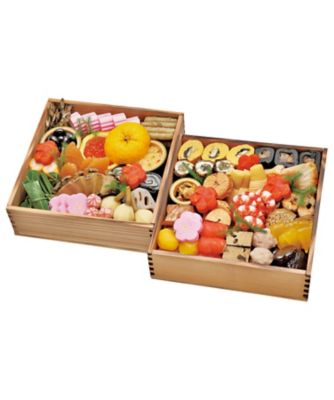【おせち】有職料理 萬亀楼 和風重詰おせち二段 調理済み食品【三越伊勢丹/公式】