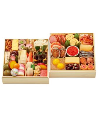 【おせち】京料理 美濃吉 和風おせち二段重 調理済み食品【三越伊勢丹/公式】